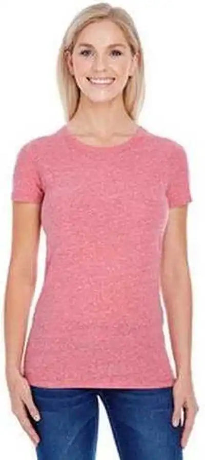 Threadfast Apparel 202a Ladies’ Triblend Short-sleeve T-shirt - Red