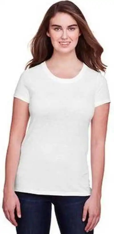 Threadfast Apparel 202a Ladies’ Triblend Short-sleeve T-shirt - Solid White