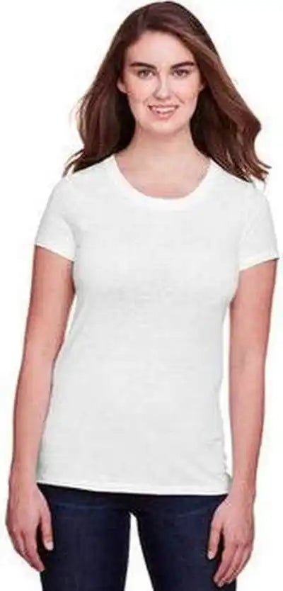 Threadfast Apparel 202a Ladies’ Triblend Short-sleeve T-shirt - Solid White