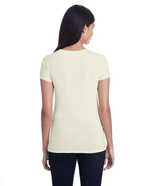 Threadfast Apparel 202a Women’s Tri-blend Short-sleeve T-shirt - Cream Triblend