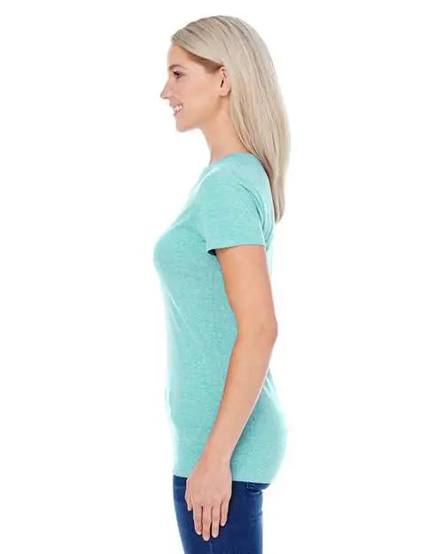 Threadfast Apparel 202a Women’s Tri-blend Short-sleeve T-shirt - Mint Triblend