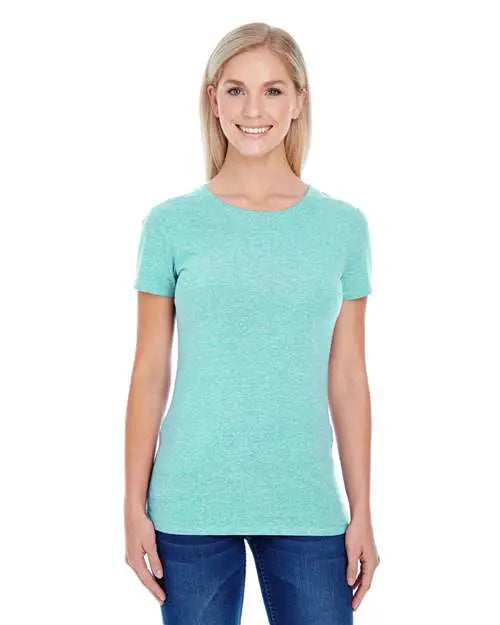 Threadfast Apparel 202a Women’s Tri-blend Short-sleeve T-shirt - Mint Triblend - s