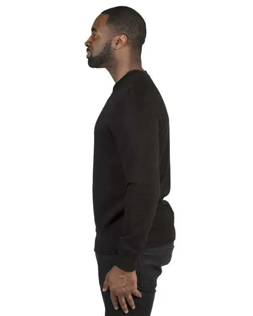 Threadfast Apparel 320c Ultimate Crewneck Sweatshirt - Black