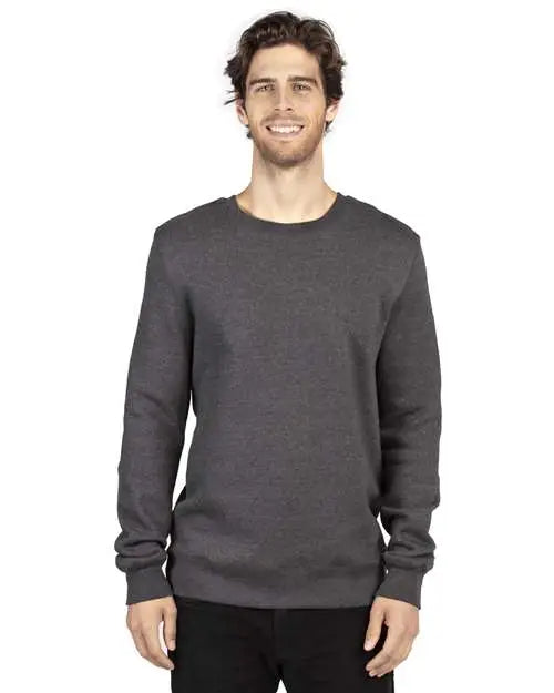 Threadfast Apparel 320c Ultimate Crewneck Sweatshirt - Charcoal Heather - Dark Gray / Xs