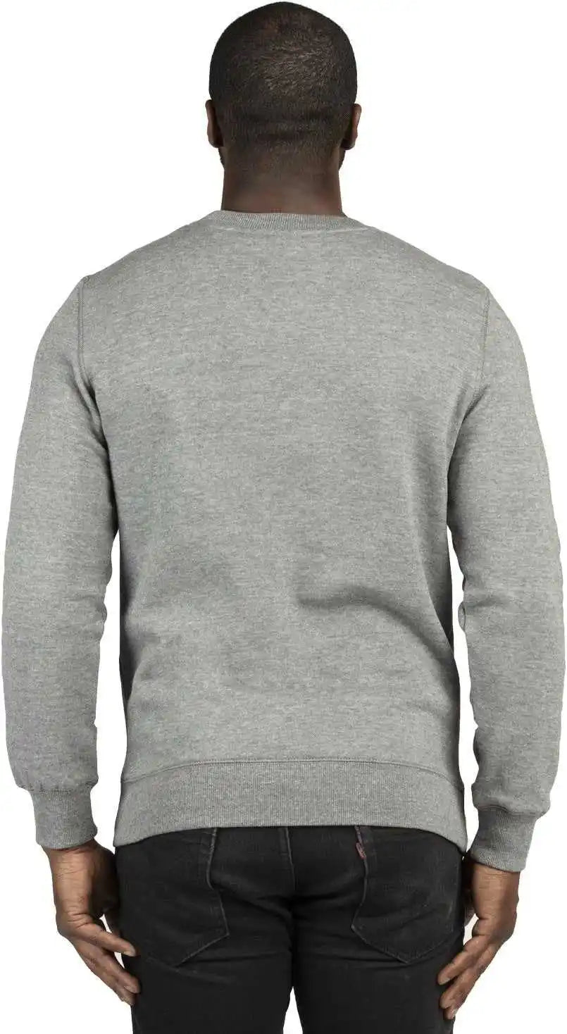 Threadfast Apparel 320c Unisex Ulightimate Crewneck Sweatshirt Heather Gray