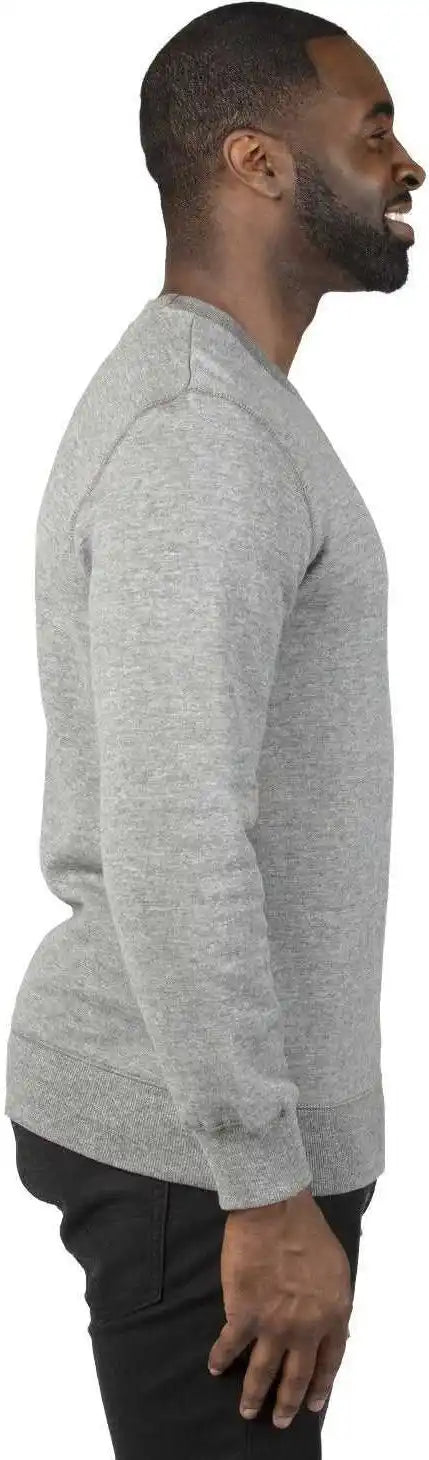 Threadfast Apparel 320c Unisex Ulightimate Crewneck Sweatshirt Heather Gray
