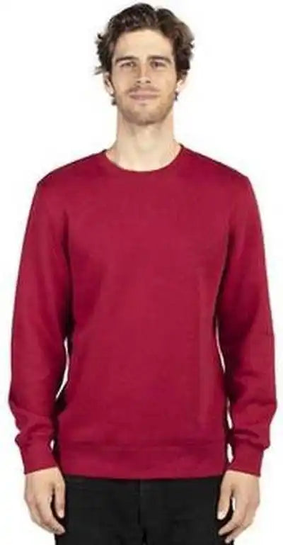 Threadfast Apparel 320c Unisex Ulightimate Crewneck Sweatshirt - Burgundy