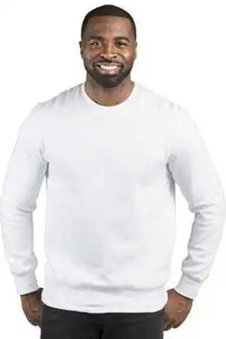 Threadfast Apparel 320c Unisex Ulightimate Crewneck Sweatshirt - White