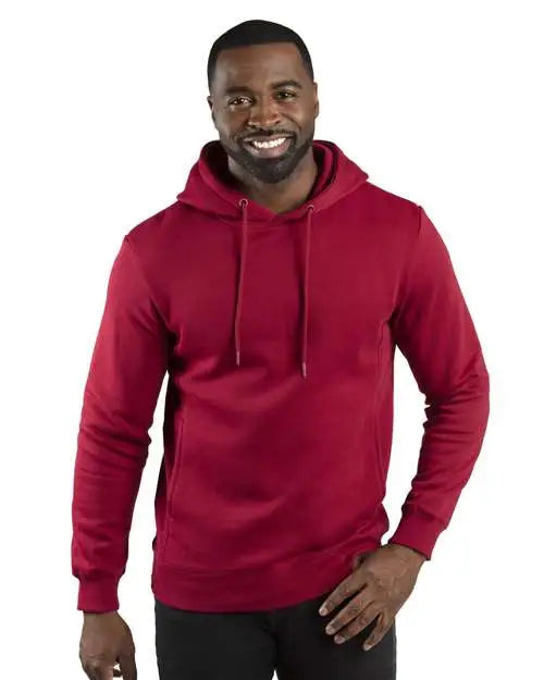 Threadfast Apparel 320h Ultimate Fleece Pullover Hooded Sweatshirt - Burgundy - Maroon / Xs