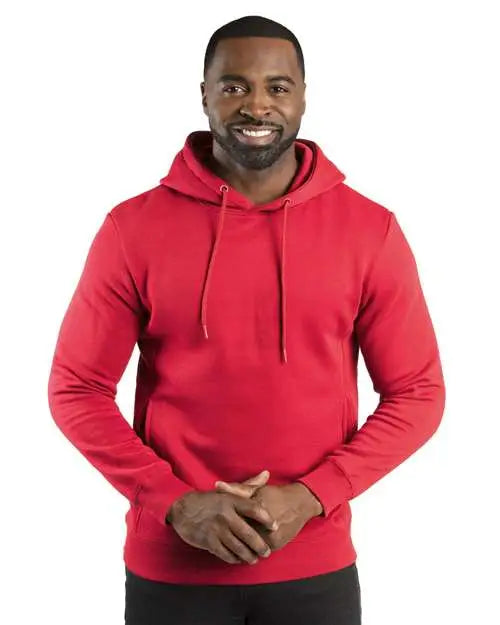 Threadfast Apparel 320h Ultimate Fleece Pullover Hooded Sweatshirt - Red - Xs