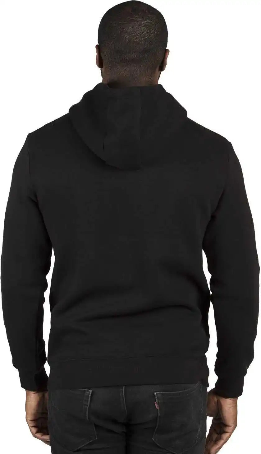 Threadfast Apparel 320h Unisex Ulightimate Fleece Pullover Hooded Sweatshirt - Black