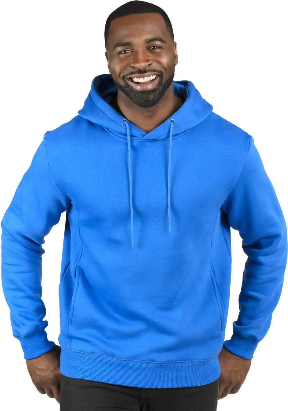 Threadfast Apparel 320h Unisex Ulightimate Fleece Pullover Hooded Sweatshirt - Royal