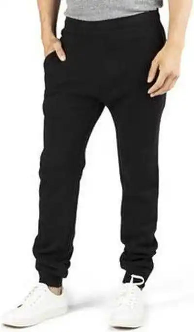 Threadfast Apparel 320p Unisex Ulightimate Fleece Jogger Pant - Black