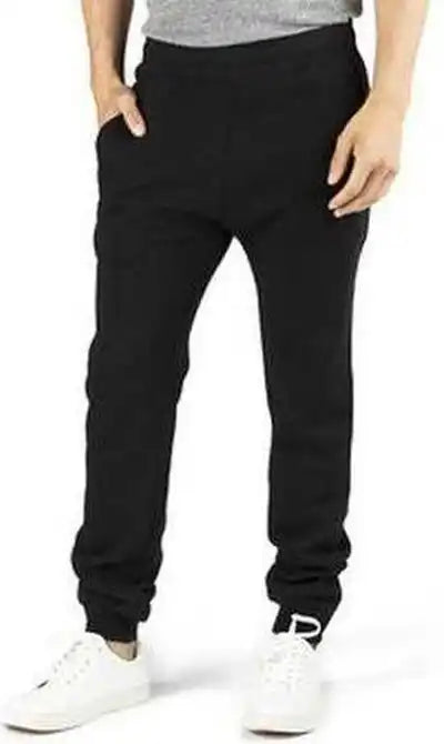 Threadfast Apparel 320p Unisex Ulightimate Fleece Jogger Pant - Black