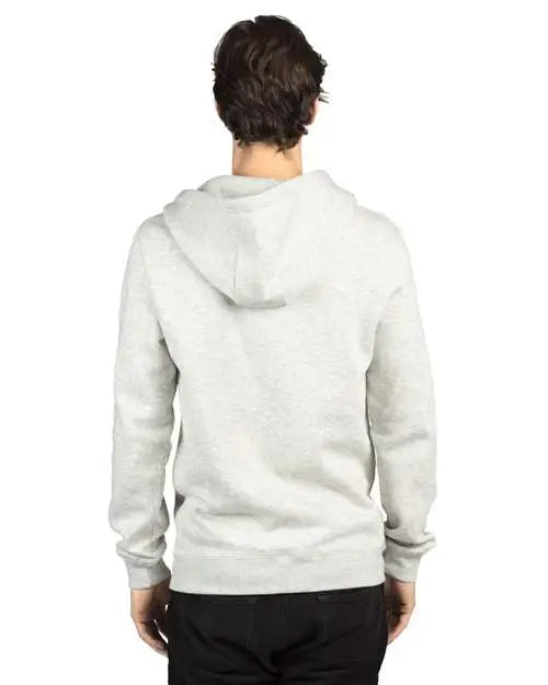 Threadfast Apparel 320z Fleece Full-zip Hooded Sweatshirt - Oatmeal Heather - Sand / Xs
