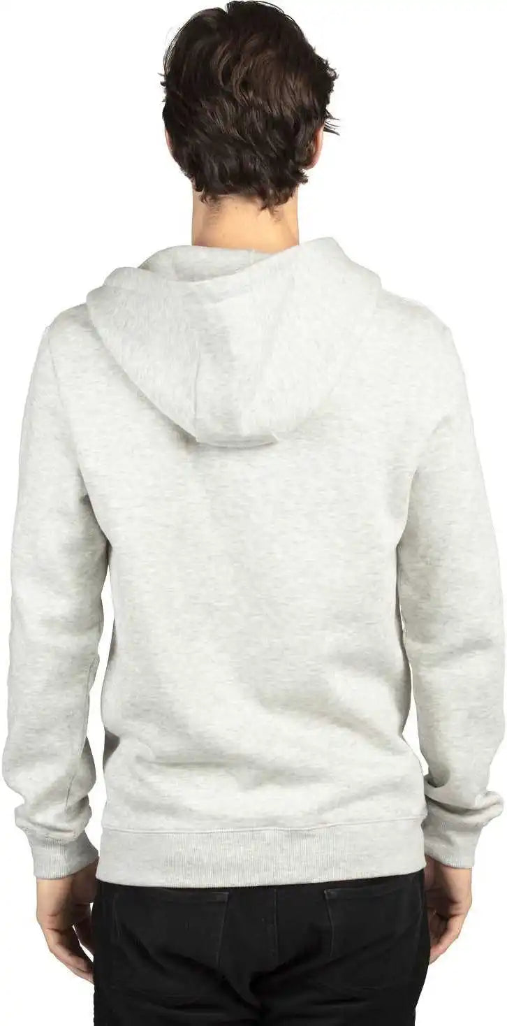 Threadfast Apparel 320z Unisex Ulightimate Fleece Full-zip Hooded Sweatshirt - Oatmeal Heather