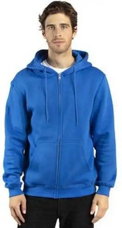 Threadfast Apparel 320z Unisex Ulightimate Fleece Full-zip Hooded Sweatshirt - Royal
