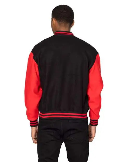 Threadfast Apparel 364j Legend Jacket - Black Red - Xs