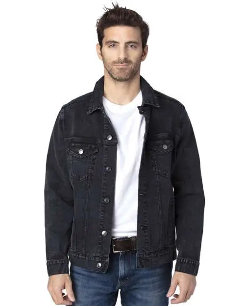 Threadfast Apparel 370j Denim Jacket - Black - Xs