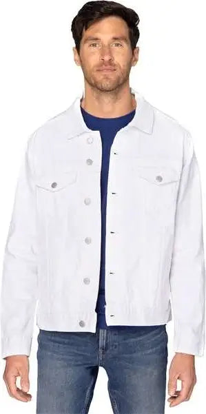 Threadfast Apparel 370j Denim Jacket - off White
