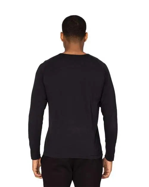 Threadfast Apparel 382ls Impact Long-sleeve T-shirt - Black
