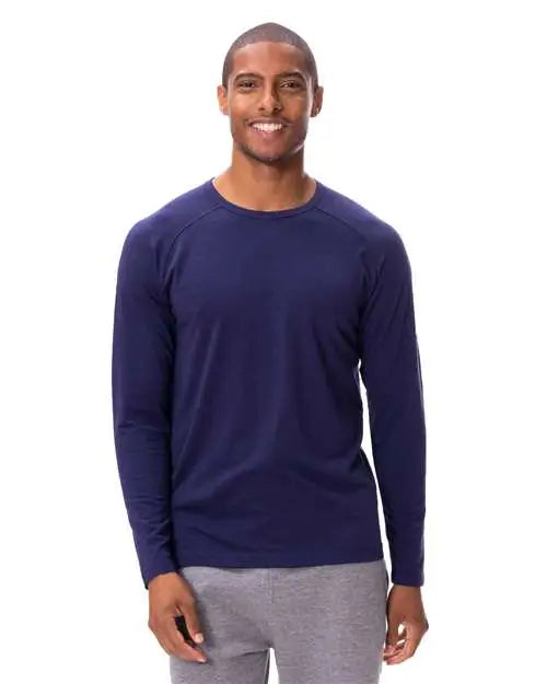 Threadfast Apparel 382ls Impact Long-sleeve T-shirt - Navy - Navy / Xs