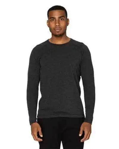 Threadfast Apparel 382ls Unisex Impact Long-sleeve T-shirt - Black Heather
