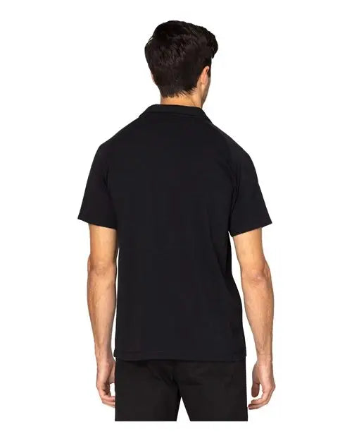 Threadfast Apparel 382pl Impact Polo - Black