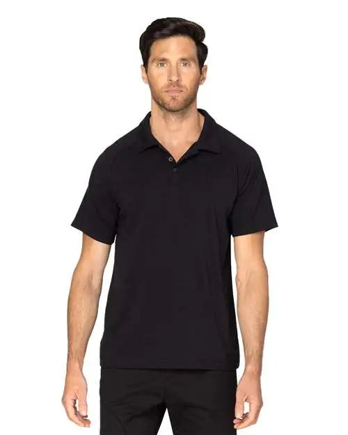 Threadfast Apparel 382pl Impact Polo - Black - Xs