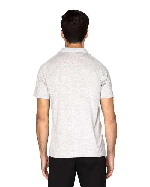 Threadfast Apparel 382pl Impact Polo - Heather Grey