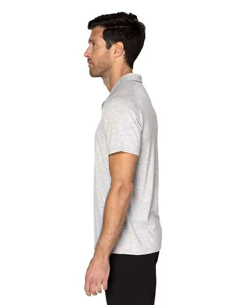 Threadfast Apparel 382pl Impact Polo - Heather Grey