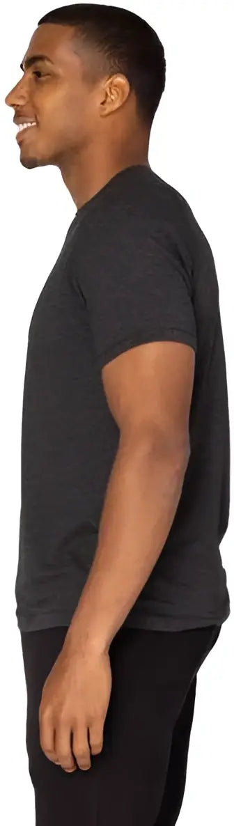 Threadfast Apparel 382r Impact Raglan T-shirt - Black Heather