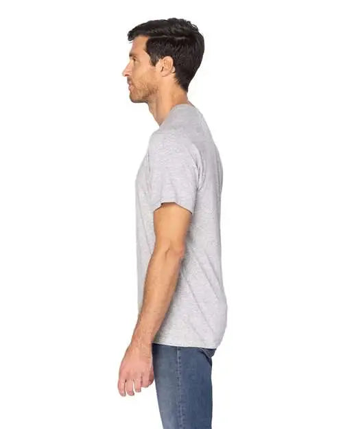 Threadfast Apparel 382r Impact Raglan T-shirt - Heather Grey