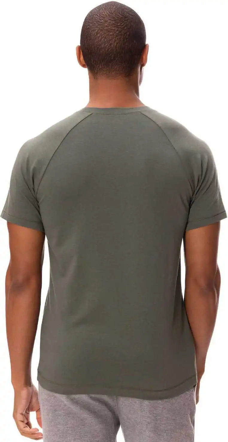 Threadfast Apparel 382r Unisex Impact Raglan T-shirt - Army