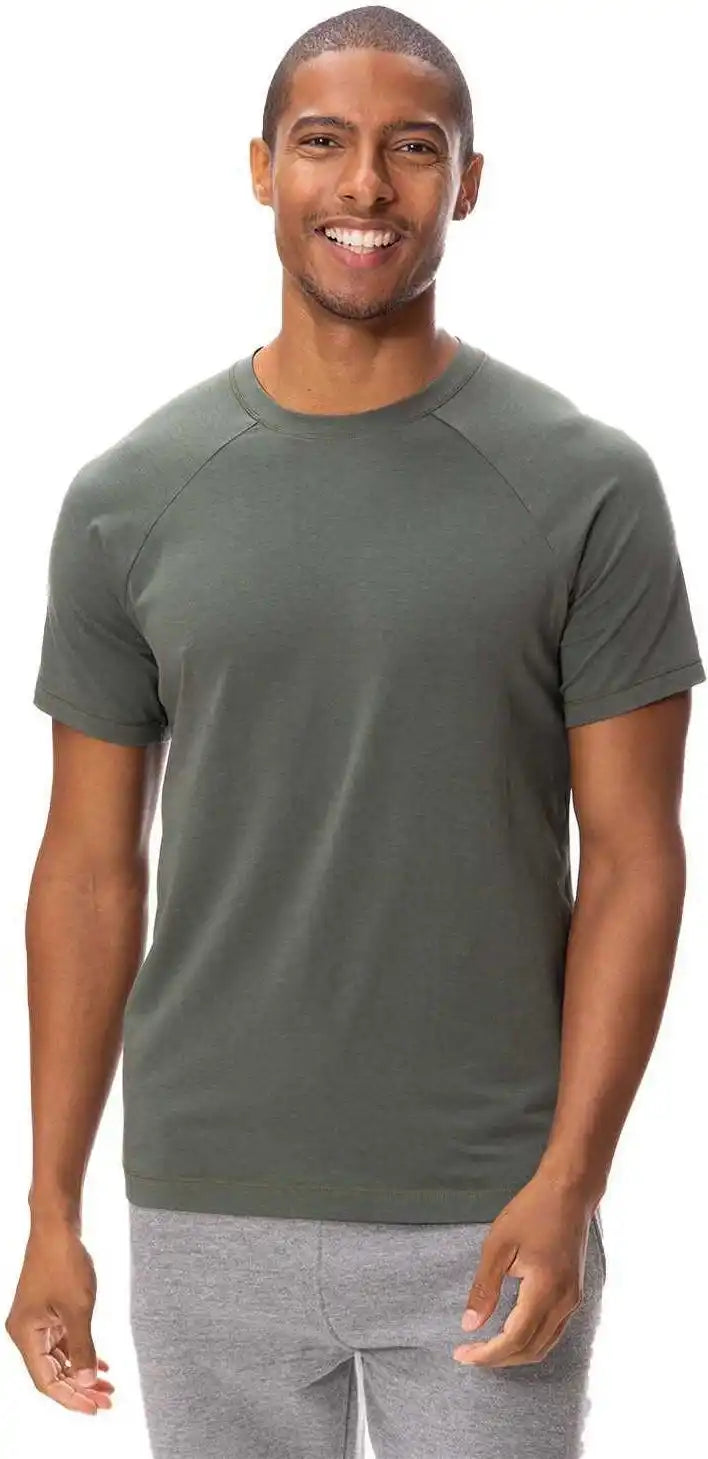 Threadfast Apparel 382r Unisex Impact Raglan T-shirt - Army