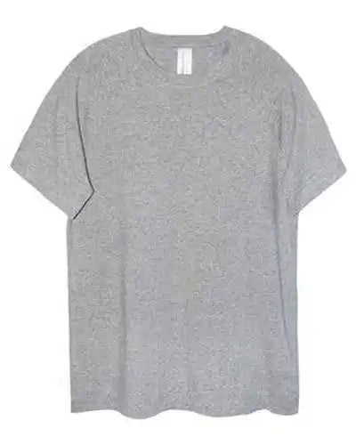 Threadfast Apparel 382r Unisex Impact Raglan T-shirt - Heather Gray