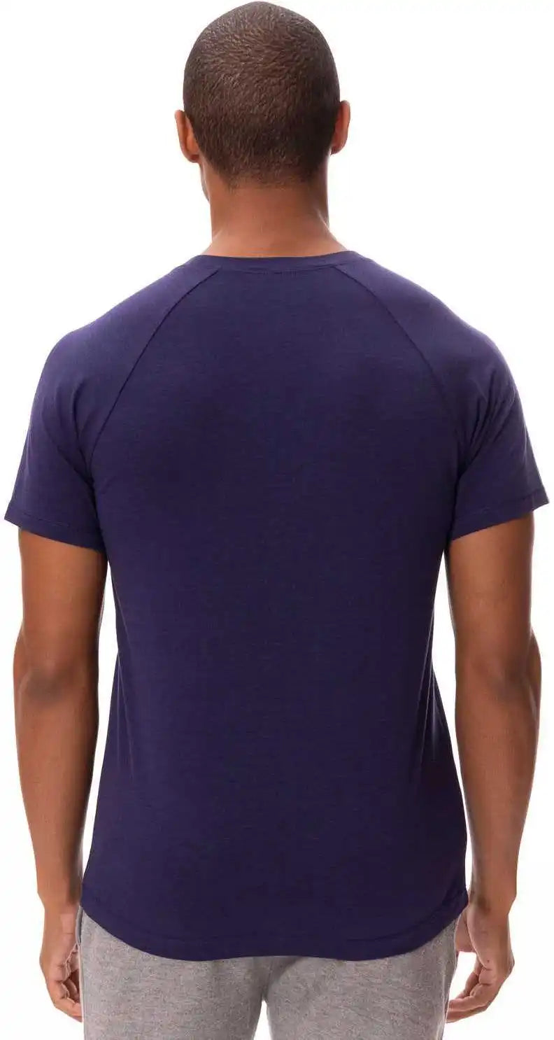 Threadfast Apparel 382r Unisex Impact Raglan T-shirt - Navy
