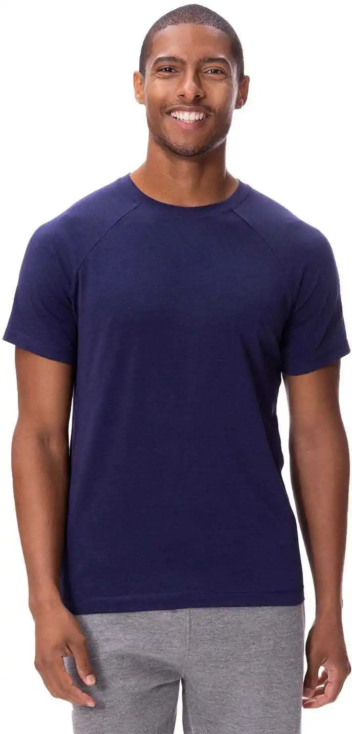 Threadfast Apparel 382r Unisex Impact Raglan T-shirt - Navy