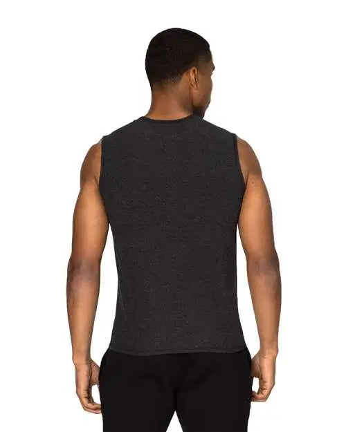 Threadfast Apparel 382t Impact Tank Top - Black Heather