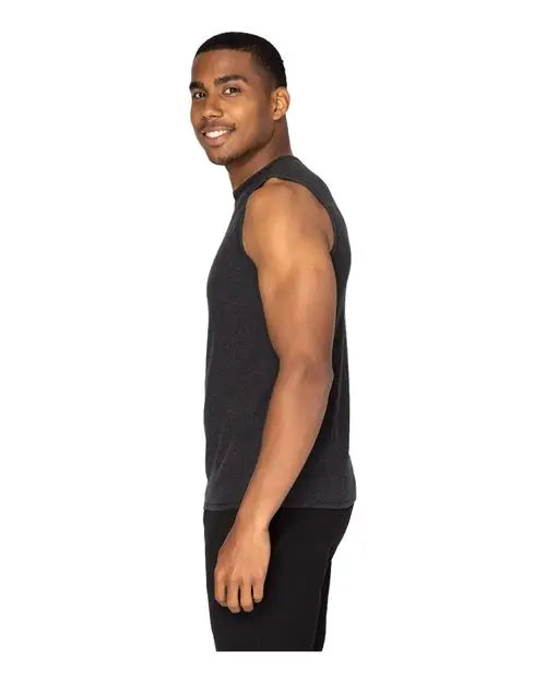 Threadfast Apparel 382t Impact Tank Top - Black Heather