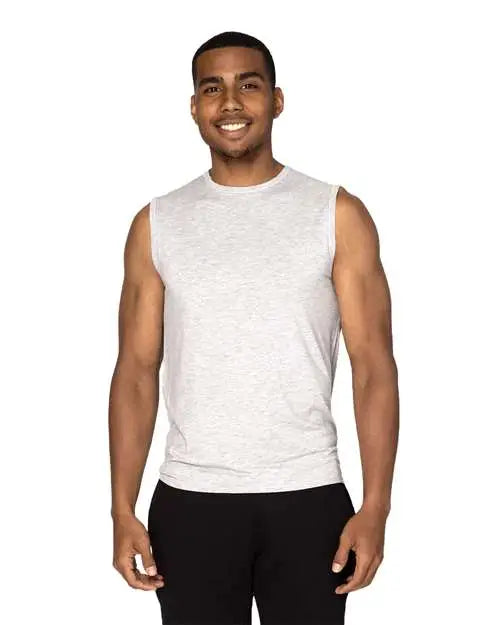 Threadfast Apparel 382t Impact Tank Top - Heather Grey