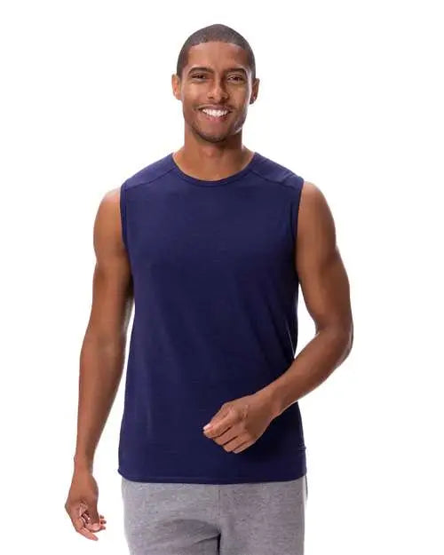Threadfast Apparel 382t Impact Tank Top - Navy - Navy / Xs