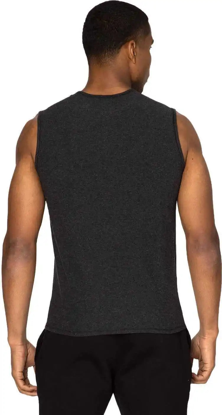 Threadfast Apparel 382t Unisex Impact Tank - Black Heather