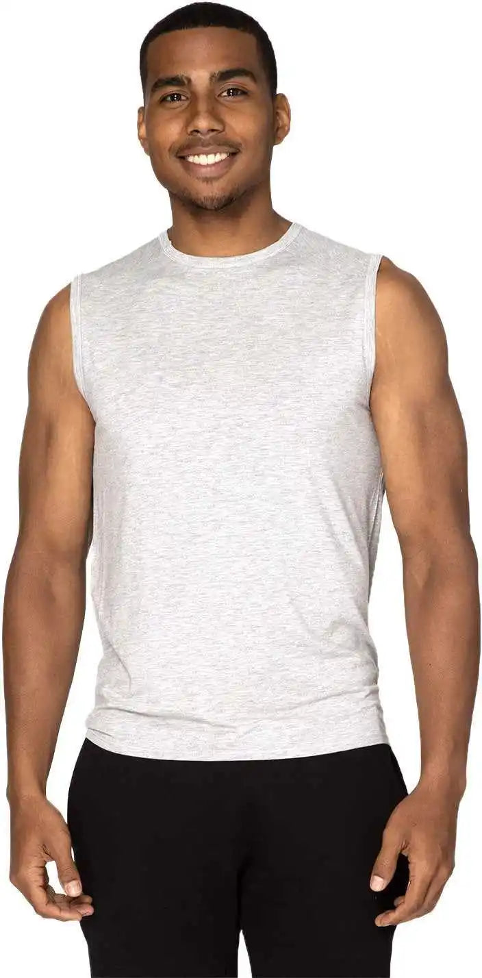 Threadfast Apparel 382t Unisex Impact Tank Heather Gray