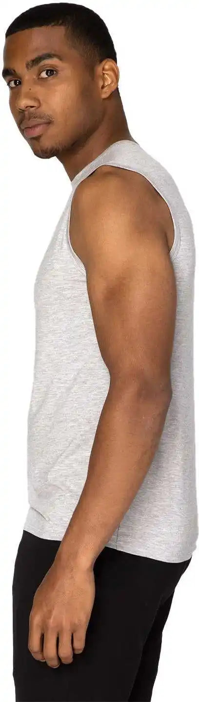 Threadfast Apparel 382t Unisex Impact Tank Heather Gray