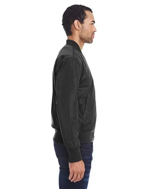 Threadfast Apparel 395j Bomber Jacket - Black - Xs