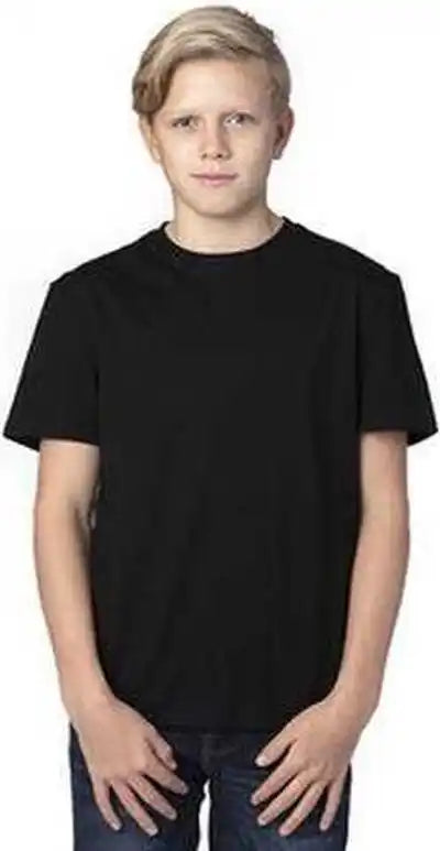 Threadfast Apparel 600a Youth Ulightimate t Shirt Black