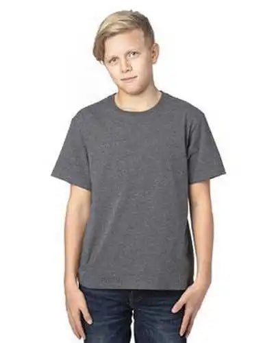 Threadfast Apparel 600a Youth Ulightimate T-shirt - Charcoal Heather