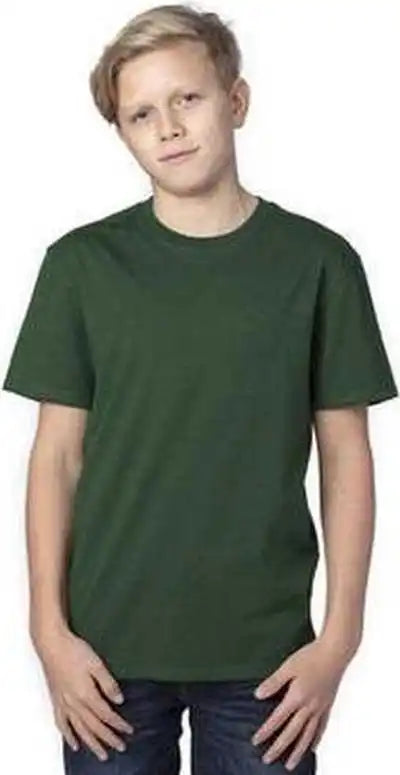 Threadfast Apparel 600a Youth Ulightimate T-shirt - Forest Green