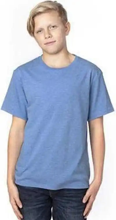 Threadfast Apparel 600a Youth Ulightimate T-shirt - Royal Heather